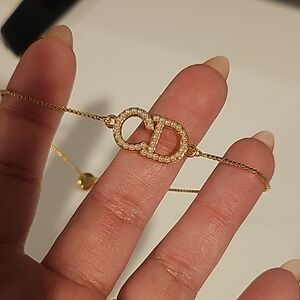 Upcycled Christian Dior Bracelet